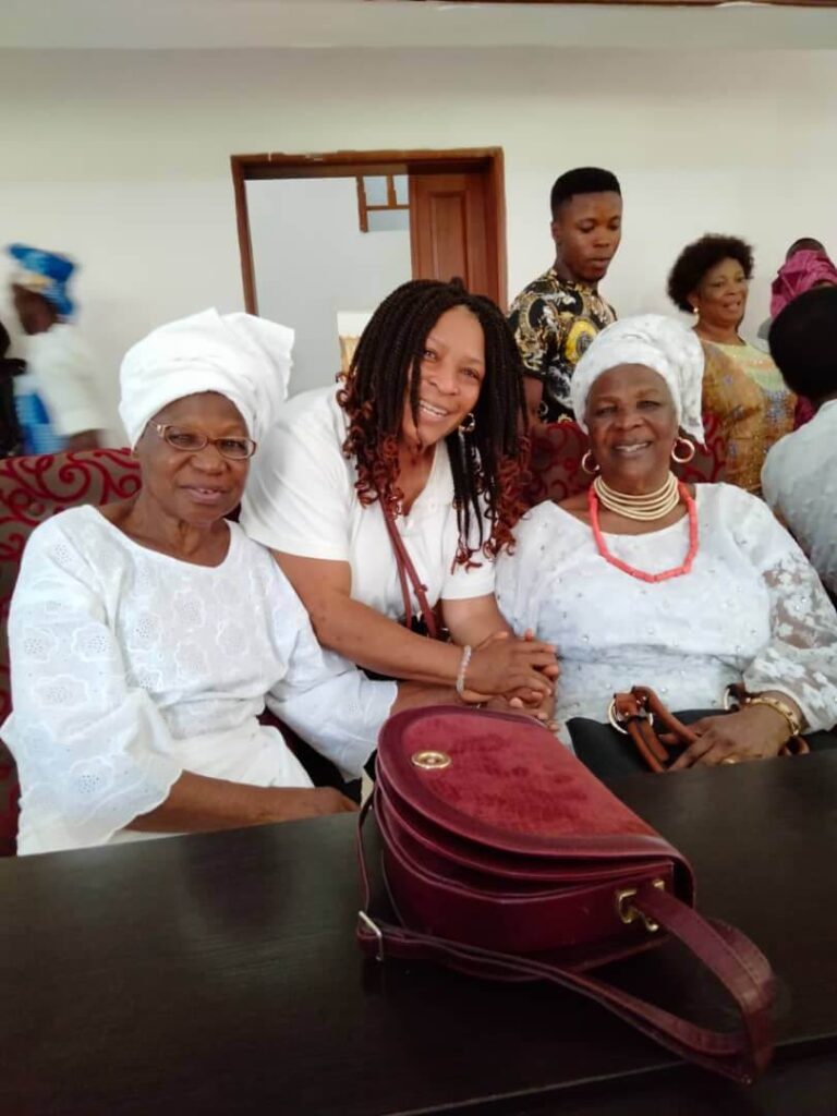 Mama's surviving twin sisters, Princess Tayelolu Ademokun and Mrs. Deborah Kehinde Adeyemo